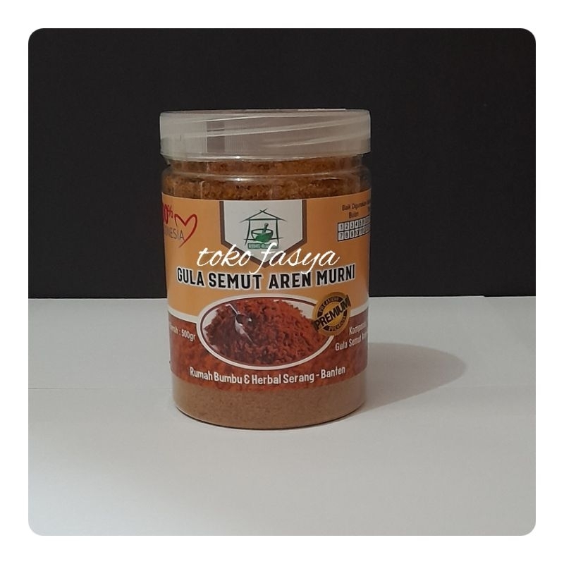 

Gula Semut Aren Murni 500 gram kemasan toples