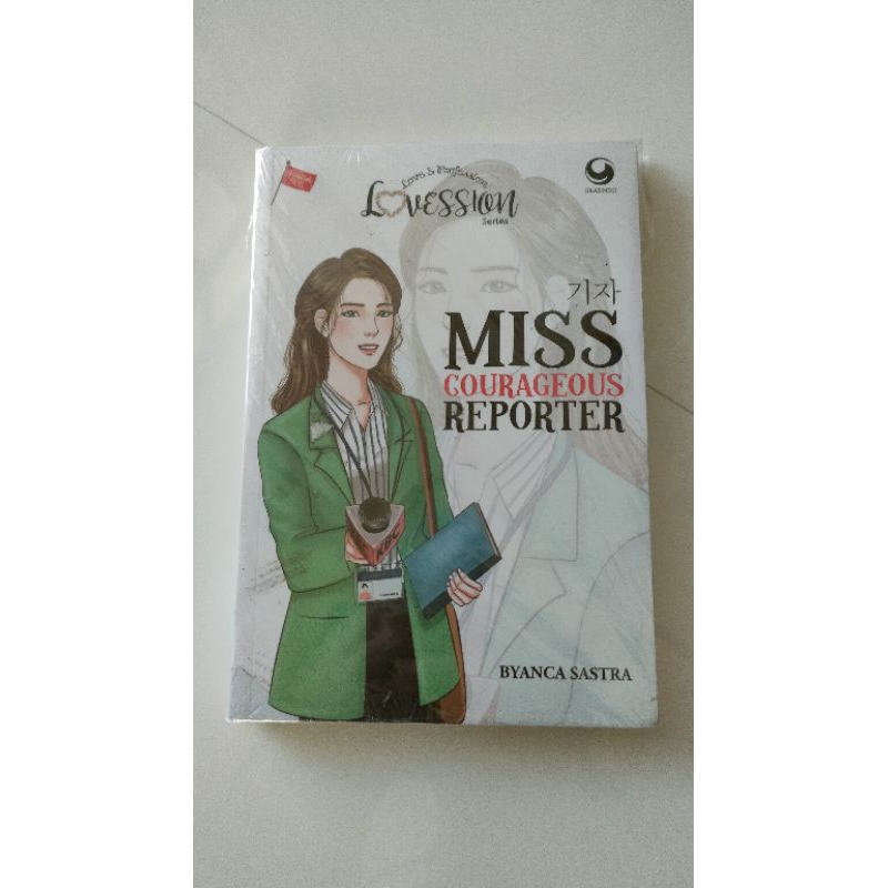 [New, segel] Novel Lovession Series: Miss Courageous Reporter Byanca Sastra