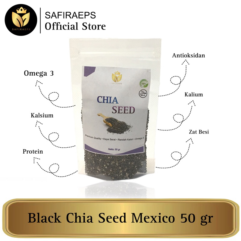 

Chia Seed Black Mexico 50 gr