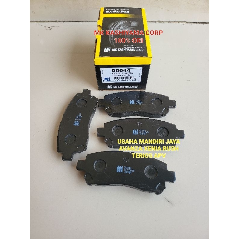 KAMPAS REM DEPAN BRAKE PAD MK D0044 AVANZA XENIA APV RUSH TERIOS ORI