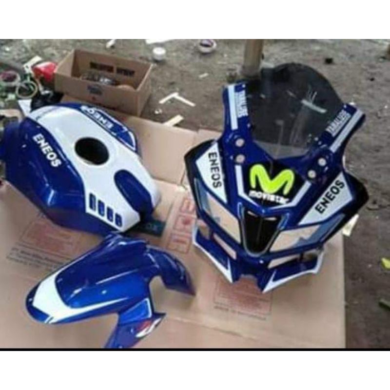 cover HL R15V2 model V3 HL+cover tangki+sepakbor