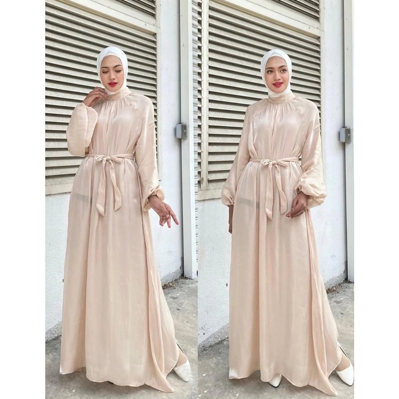 ARABELLA SHIMMER SILK DRESS