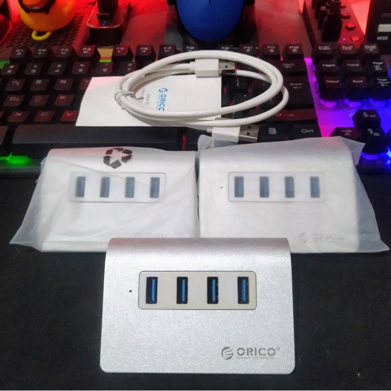 [Second] Orico M3H4 USB Hub 4 Port Aluminium