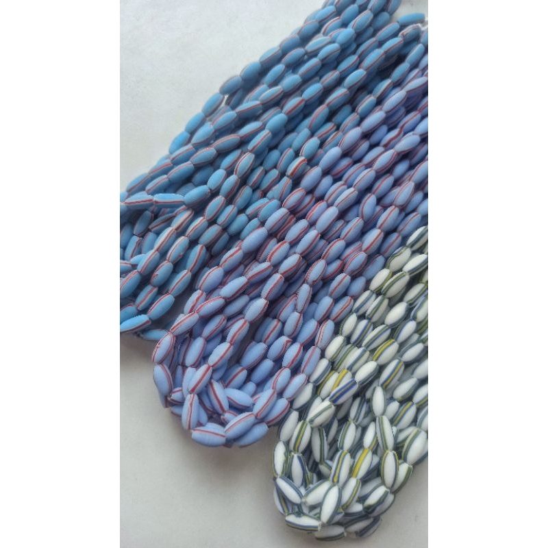 (Aksesoris Murah) MANIK OVAL LIRIS / MANIK BAHAN / MANIK MANIK