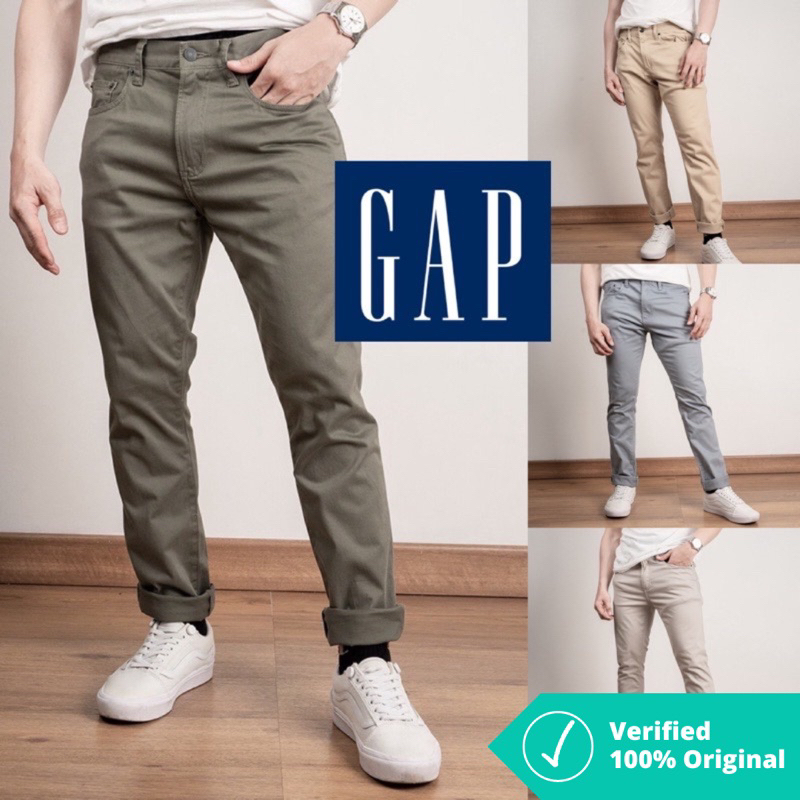 Chino GAP Denim Soft Wear fit Original Authentic 100% ( Celana chino panjang pria murah )