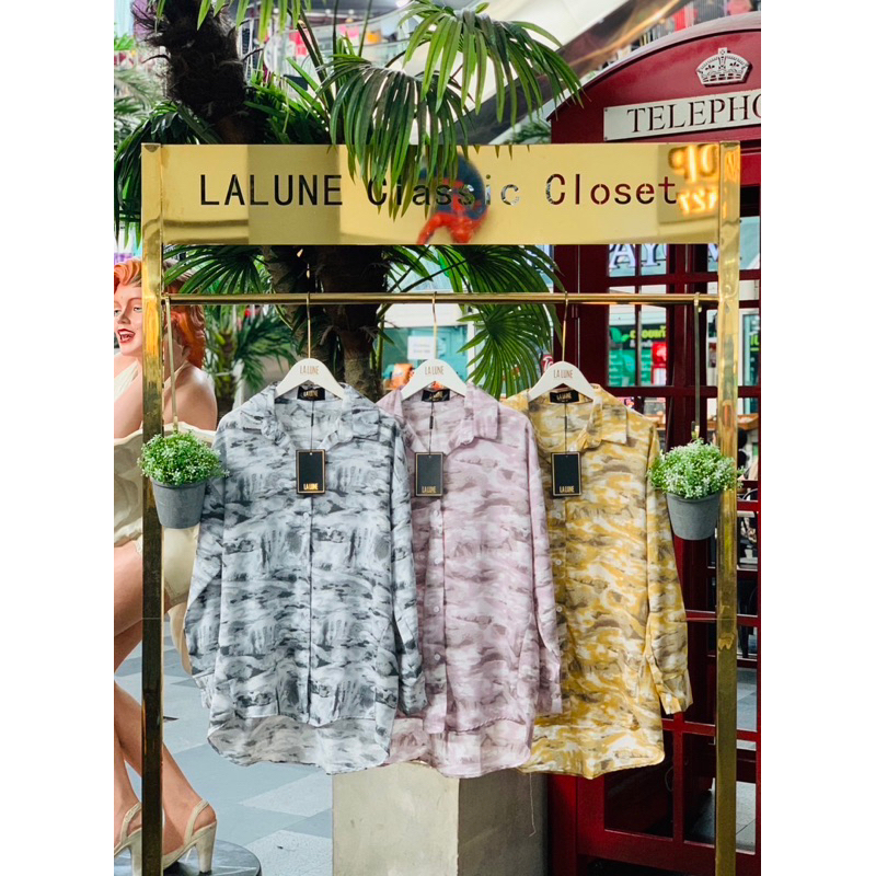 KEMEJA LALUNE NEW TIE DYE 100% ORIGINAL IMPORT BANGKOK