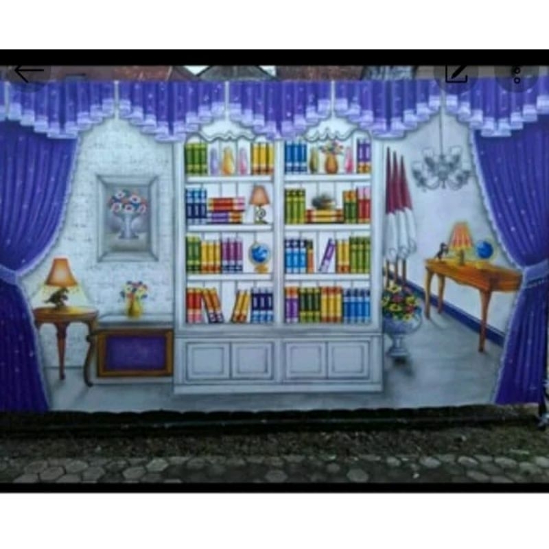 background wisuda uk standar 2,5x3