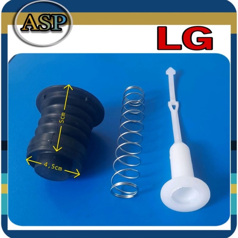 Karet sil pembuangan mesin cuci LG 2 Tabung