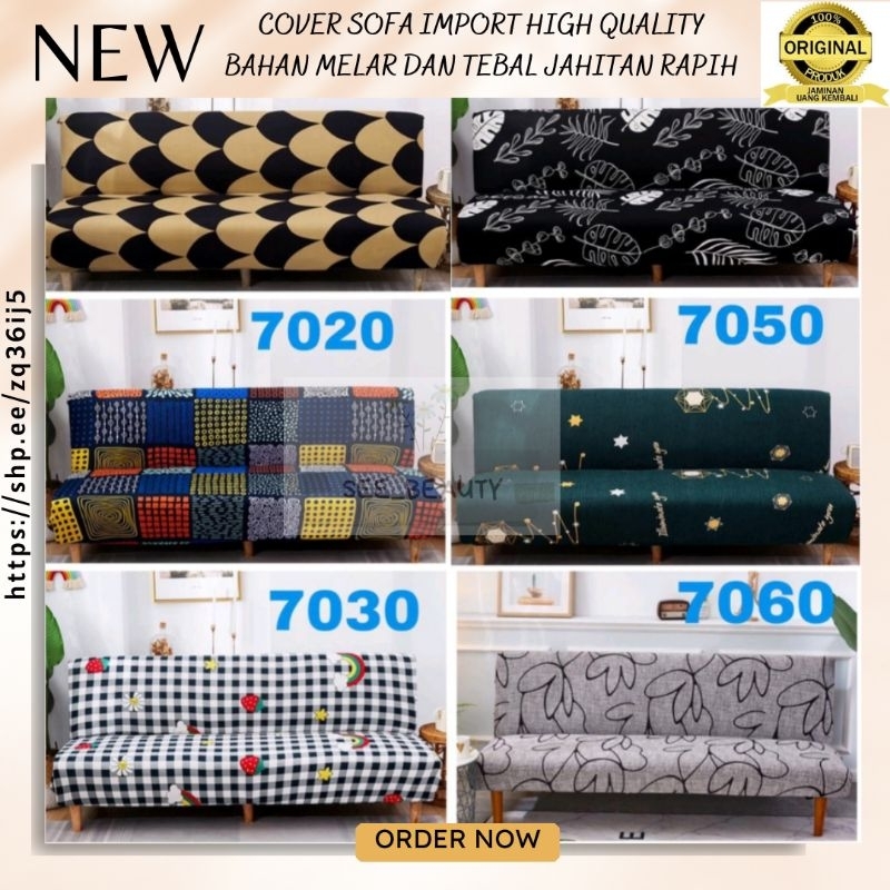 SEETM43 COVER SOFA BED MOTIF COVER SOFA SARUNG SOFA BED ELASTIS COVER SOFA INOAC IFORMA SOFA TAMU FASIA - Cover SOFA BED Sarung SOFA BED stretch elastis NAVY RECTANGLE cover (sarung sofa bed)hanya sarung nya ✅BISA COD✅ COVER SOFA BED ELASTIS / SARUNG SOFA