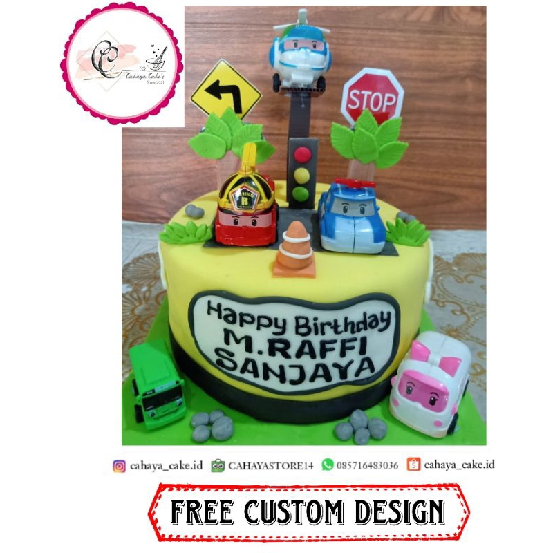 

Kue Ulang Tahun Robocar Poli / Robocar Cake / Kue Ultah Karakter