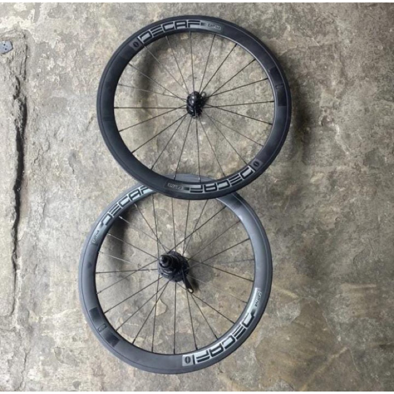 wheelset decaf 20 451 cattiva rim brake vbrake ubrake velg sepeda decaf