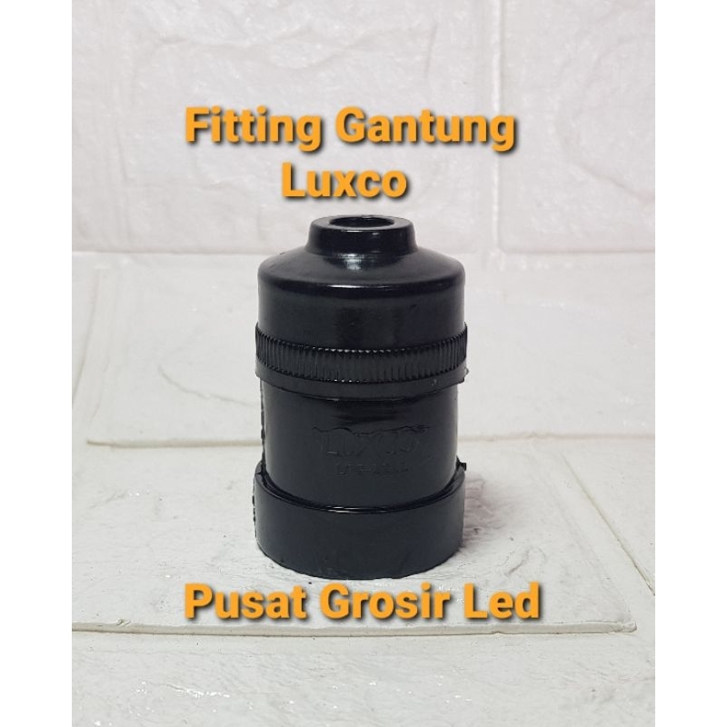 Paket Hemat 50 pcs ( 1 Box ) Fitting Gantung Hitam LUXCO SNI