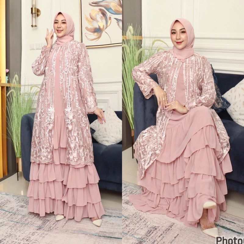 Gamis Lady  Yasmin Original Butik