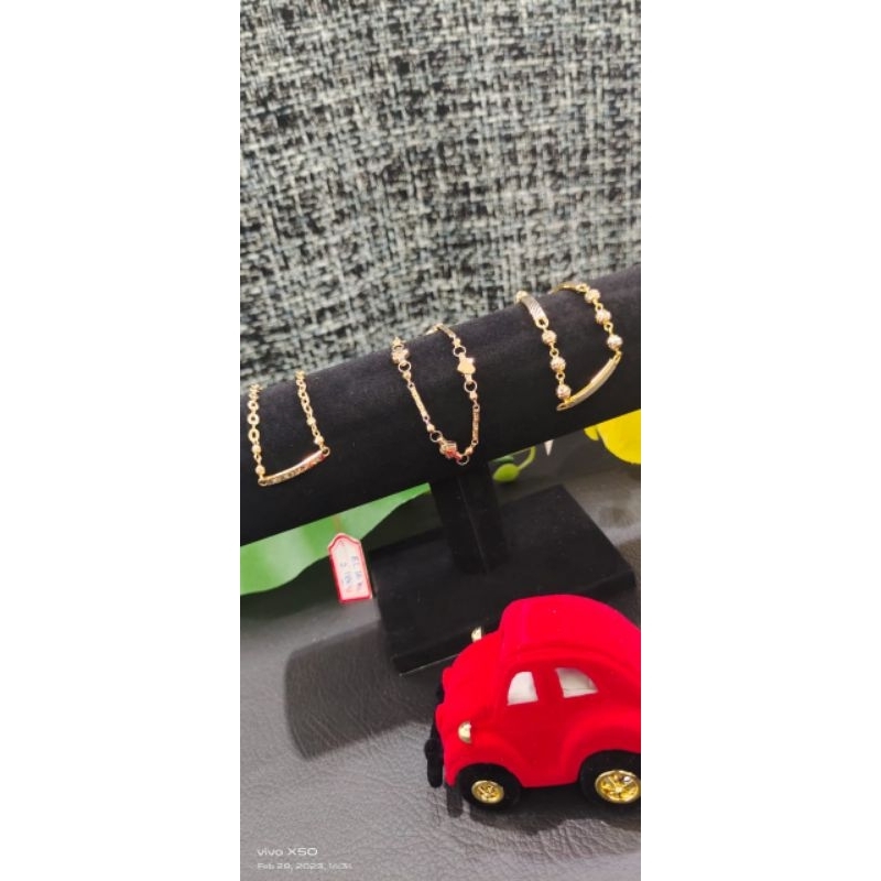 Gelang emas kuning 16k