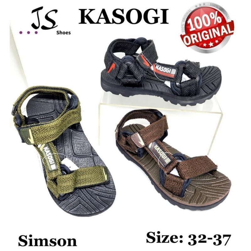 KASOGI SIMSON - SANDAL LET SANDAL GUNUNG ANAK COWOK MERK KASOGI ORIGINAL