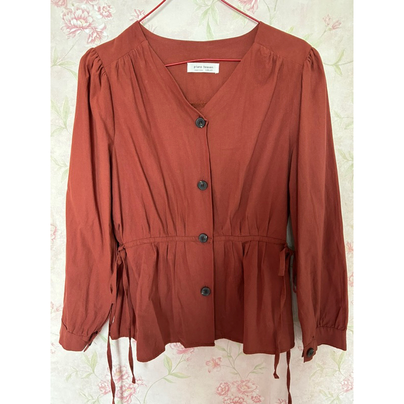 blouse teracota