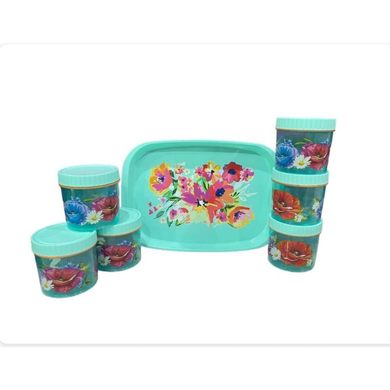 Toples Kue Nampan Motif Bunga Fre Bubble wrap