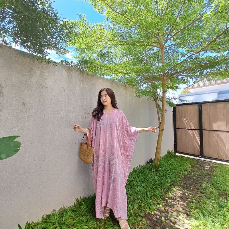 Kaftan Dress / Kaftan Rayon Pink