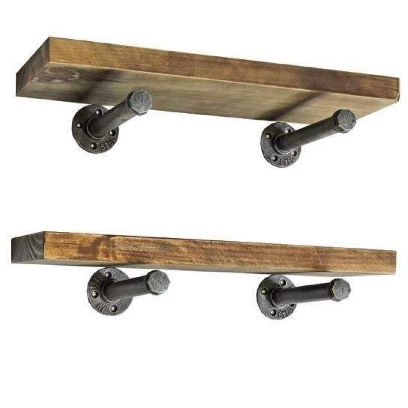 Rak industrial/Rak dinding industrial/Ambalan industrial/rak baju/rak dinding/rak bumbu