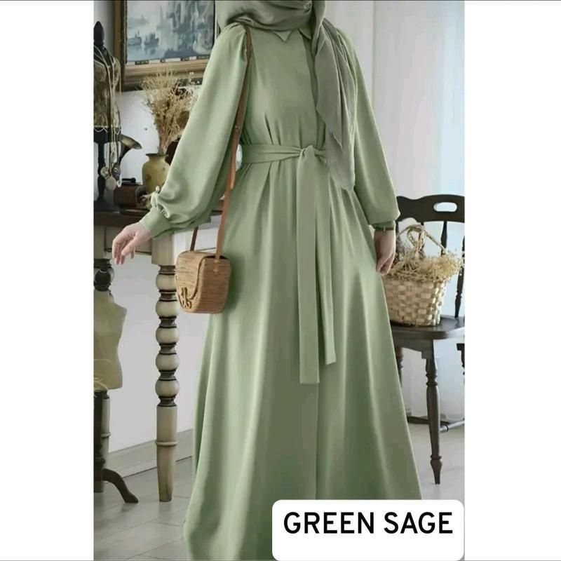 Dress Gamis - Maxy Dress Termurah Chintia Cinta Crinkle Airflow Maxy Dress Gamis Wanita Crinckle Airflow Dress Lebaran