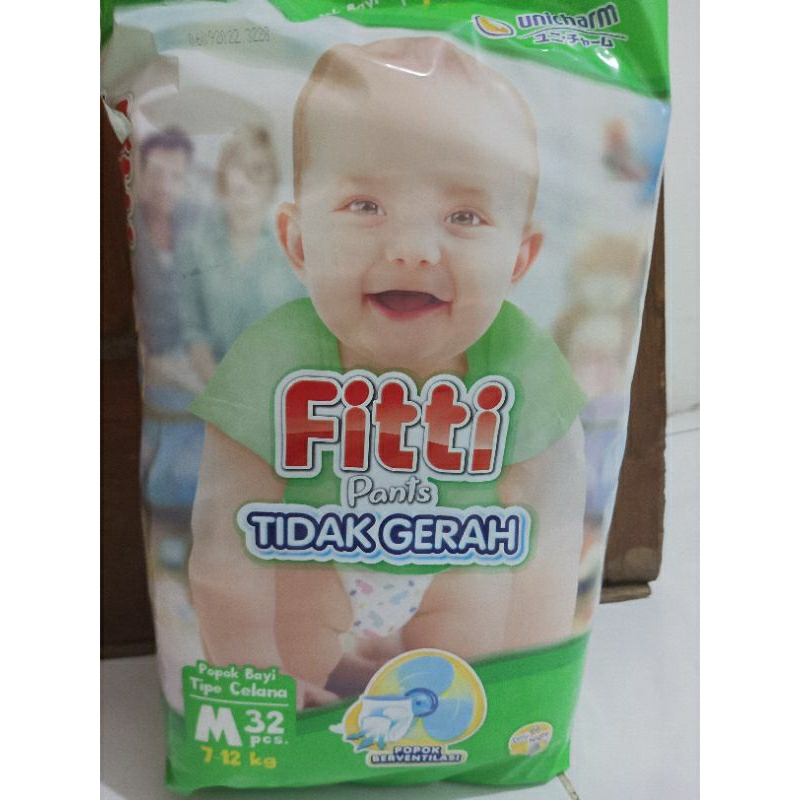 Fitti Pants/Pampers Fitti Unicharm S40 M32 L28 L46 XL26