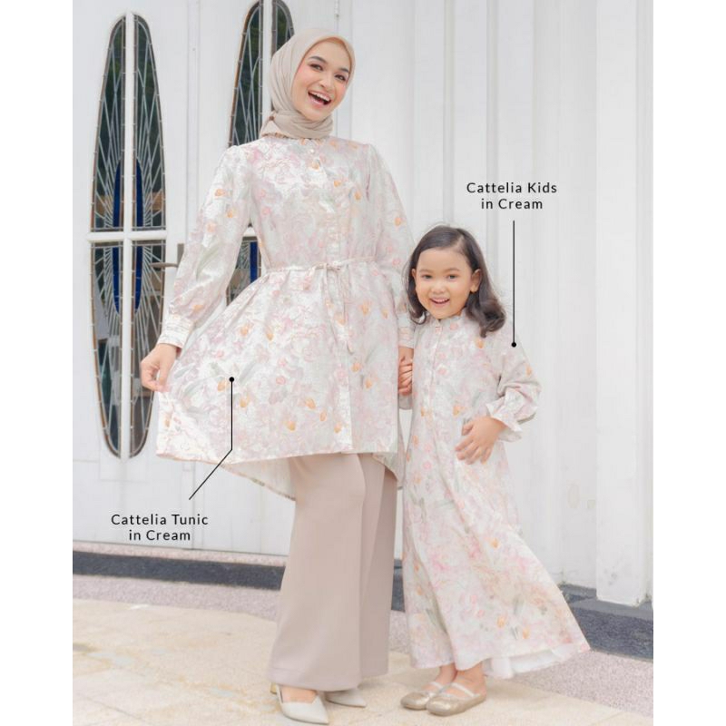 [Ready stock] CATTELIA DRESS TUNIC Giyomi x WARDAH