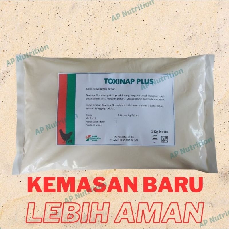 TOXINAP PLUS @1KG (Toxin Binder / Pengikat Toxin Jamur Pakan Hewan)