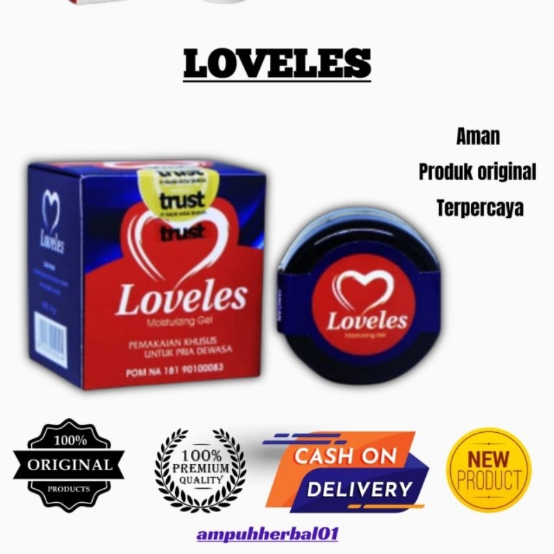 Loveles Loveles Moisturizing gel asli original