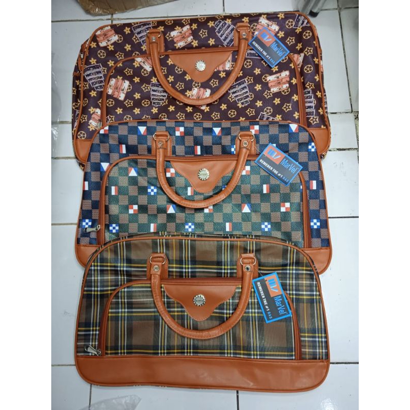 Tas Pakaian Jumbo Travelbag wanita Tas Wanita Import Marvel