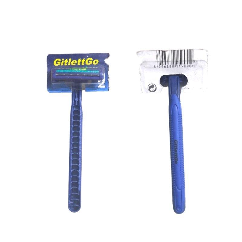 GitlettGo Alat Cukur Blue II Ultragrip NEW (1 Pcs)