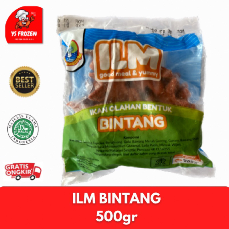 

ILM Tempura Bintang 500gr isi 30pcs / ILM Olahan Ikan Bentuk Bintang / YS Frozen Food Palembang