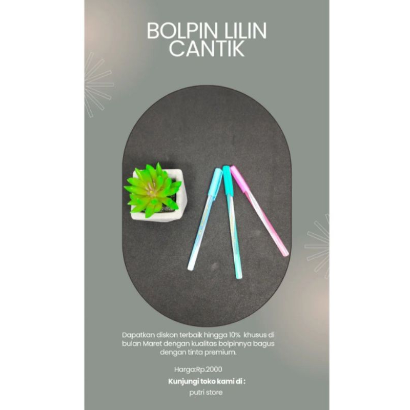 

Bolpenku Ballpoint Lilin Semi Gel