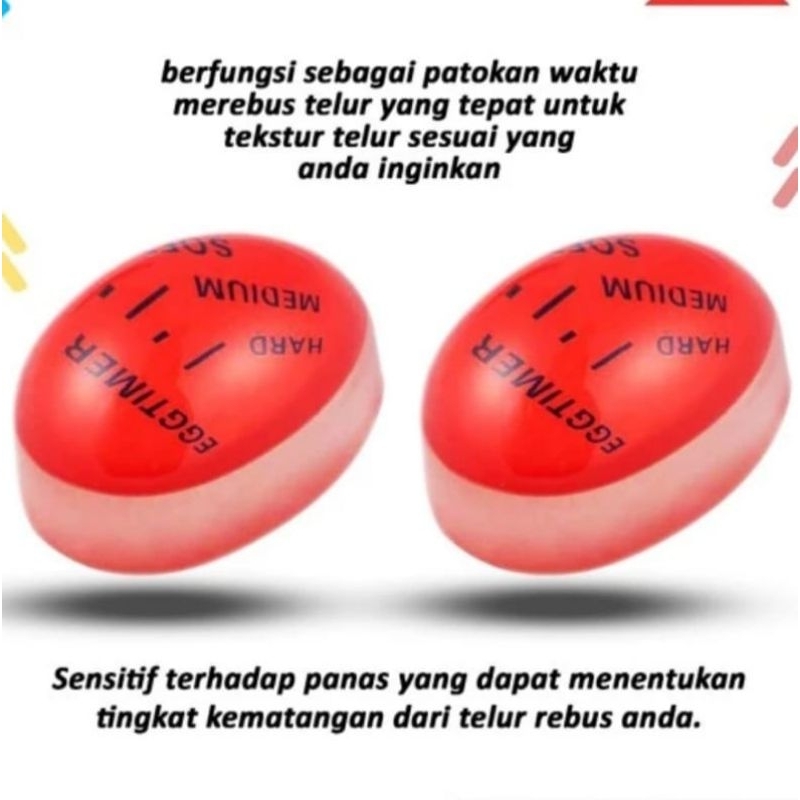 Alat Pengukur Suhu Telur Rebus / Pengukur Tingkat Kematangan Telur - Egg Timer