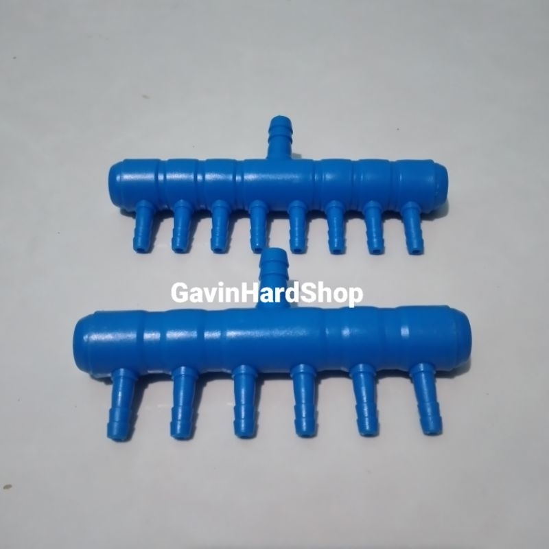 Pembagi udara aerator air divider aerator spliter kran aerator 6/8 cabang