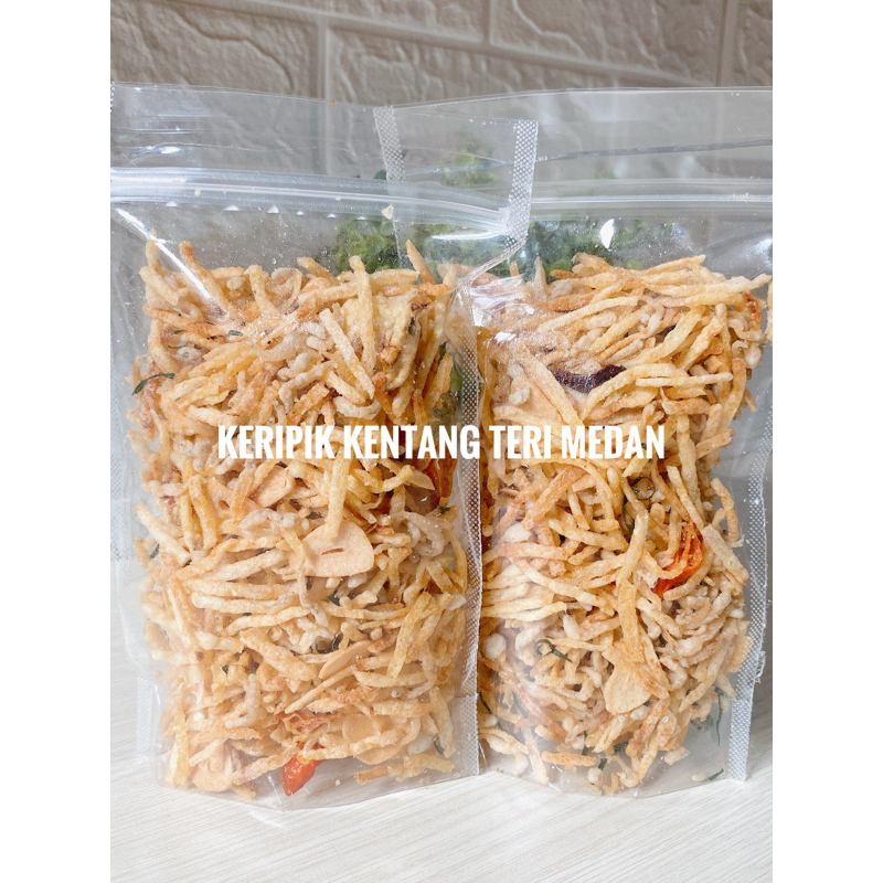 

keripik kentang teri medan gurih 100gr