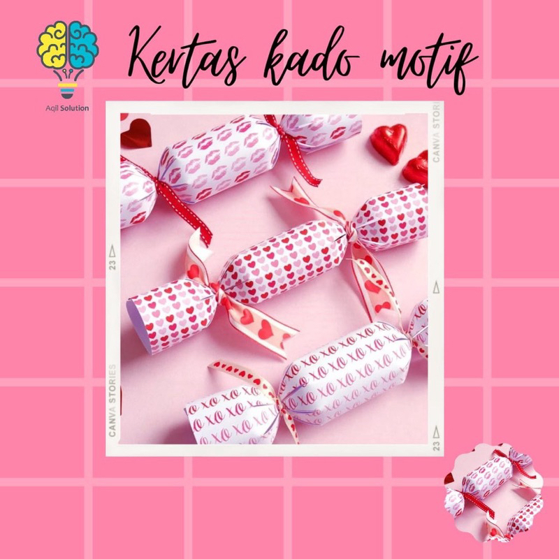 

Kertas Kado Motif Love Kertas Valentine Hampers Kado Ultah Bungkus Kaso Per Lembar