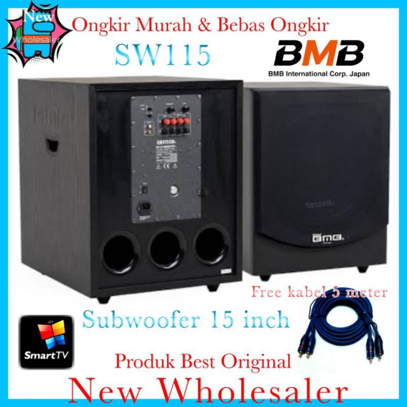 Subwoofer Bass Bmb Sw115 original speaker 15 inch Sub sw 115 resmi garansi 3 tahun