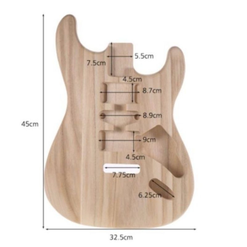 Body Gitar strato stratocaster