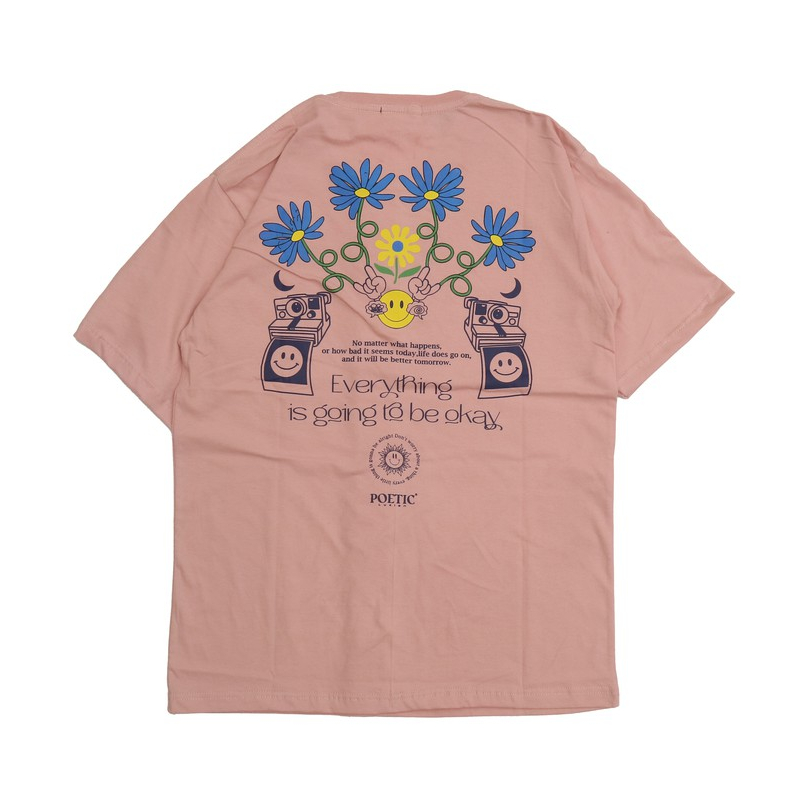 Poeticluzien Dusty Pink T-Shirt Sunrise