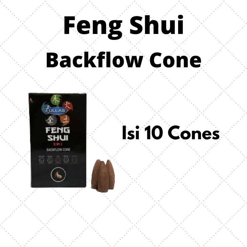 Dupa Kerucut Cone Backflow Ullas Feng Shui Isi 10 Pcs