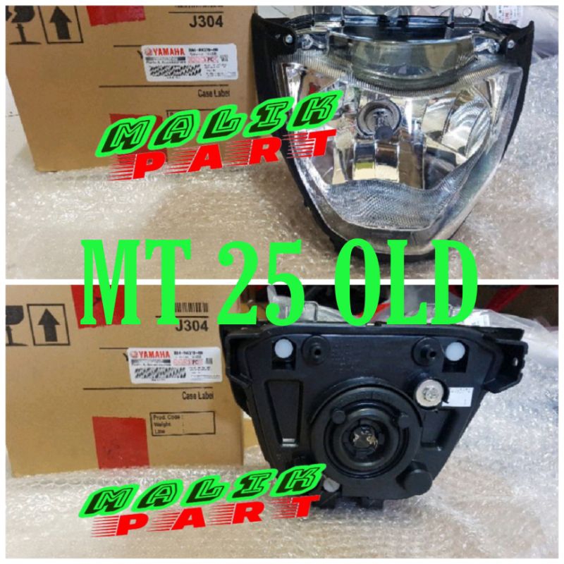 REFLEKTOR LAMPU DEPAN SET ASSY MT 25 MT25 OLD PART ORIGINAL YAMAHA