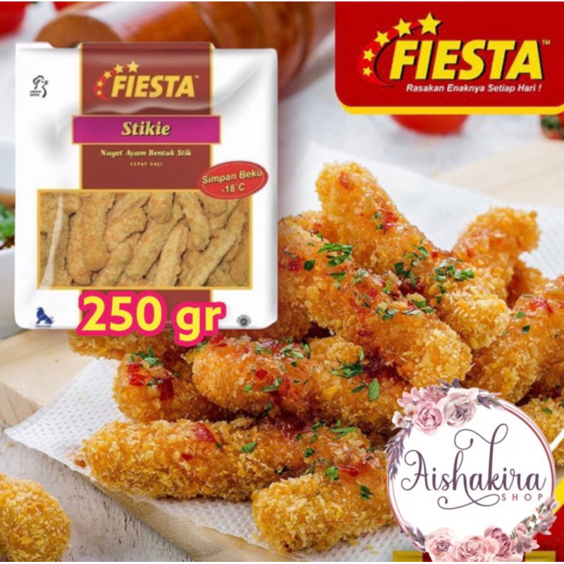 

Fiesta STIKIE 250 gr | Fiesta Naget ayam bentuk Stik 250gr