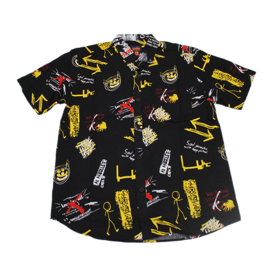 KEMEJA HAWAI PRIA MOTIF LENGAN PENDEK PRIA DISTRO KEMEJA RAYON MOTIF PARADOX ORIGINAL KEMEJA PANTAI 