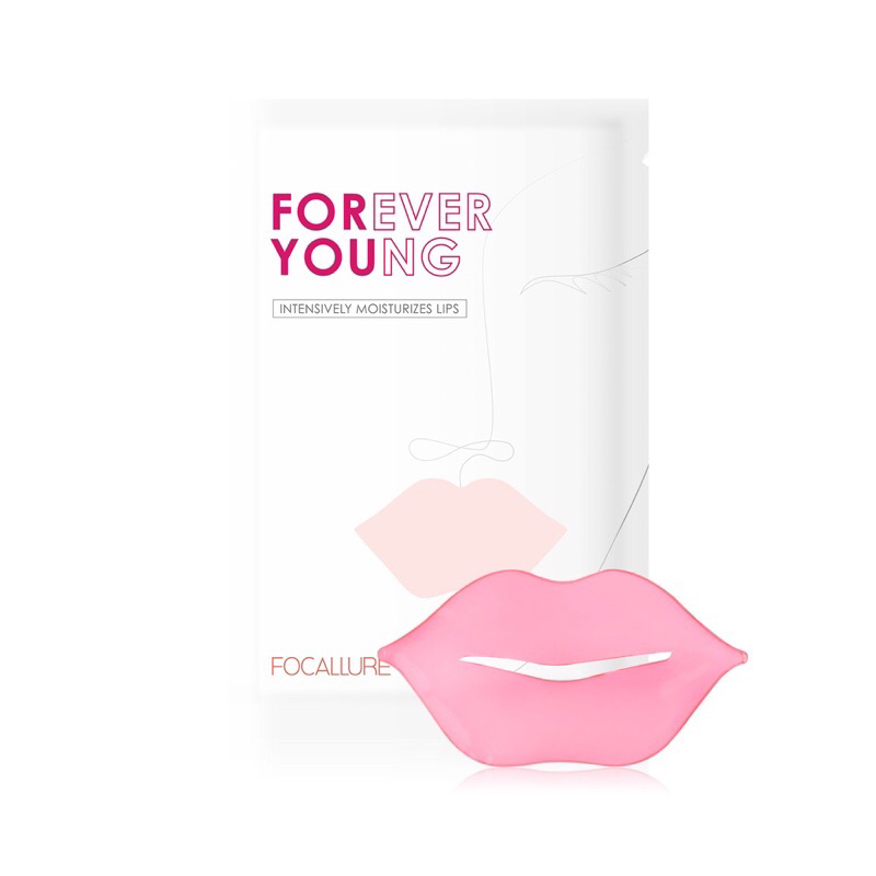 [BISA COD] FOCALLURE Collagen Crystal Moisturizing Lip Mask - Lip Mask Collagen - Lip Mask Focallure - Masker Bibir