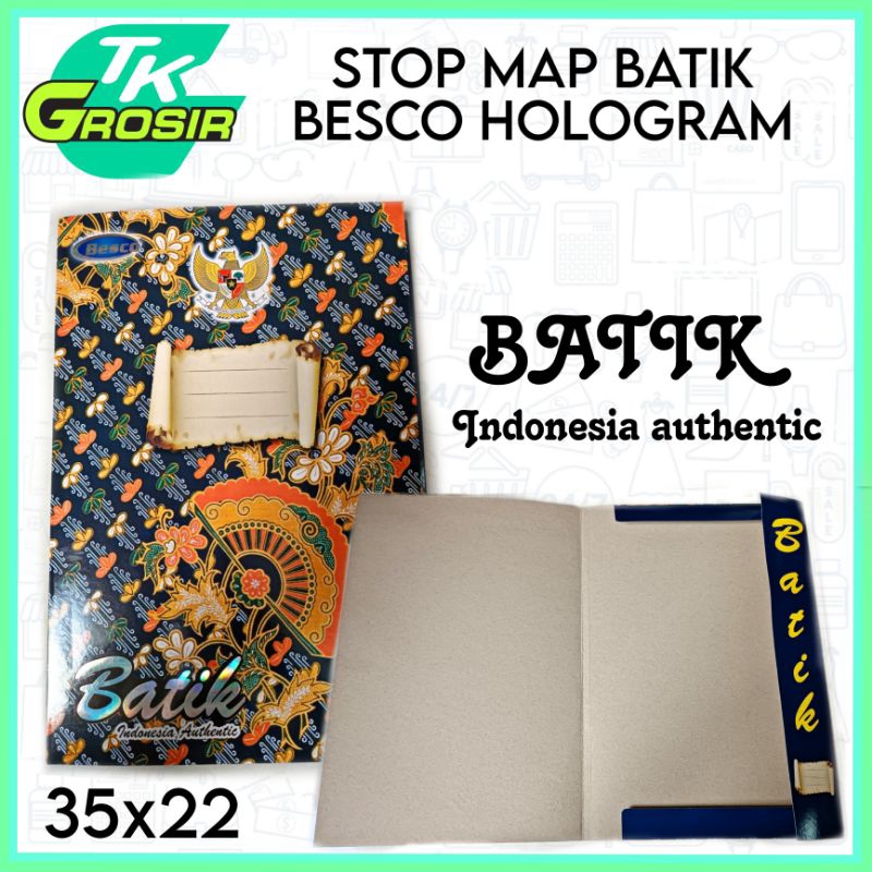 Stop Map Batik Besco Hologram/Stop Map Batik /Map Batik Garuda