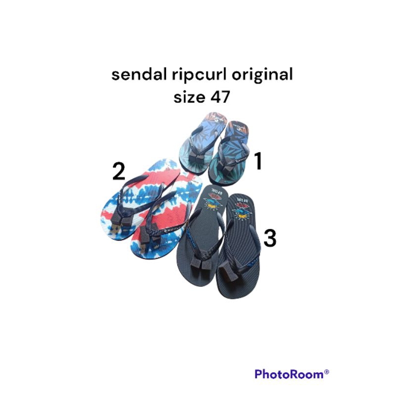 Sendal ripcurl original size 47 / sandal original big size / Sendal pantai original