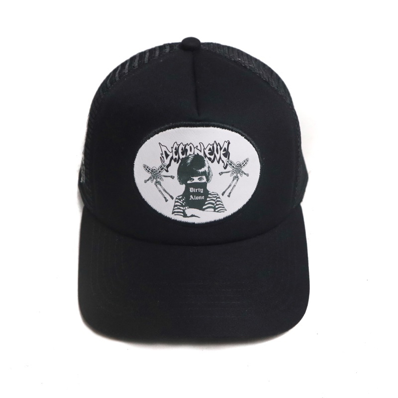 TRUCKER HAT BLACK BOLD DEEPNEVE