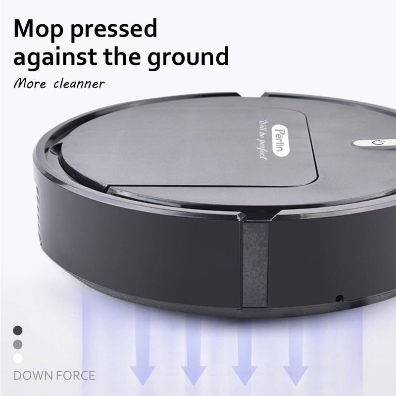 Robot Vacum/Robot Cleaner/ Smart Vacuum Vakum Auto Empty Station Robot Vacuum Cleaner--Black