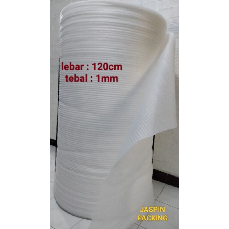 

busa pe foam sheet packing, tebal 2mm, per 10 meter