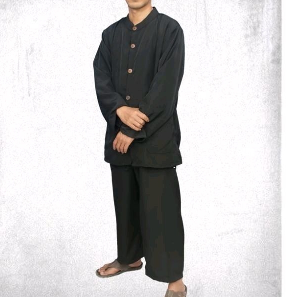 Jual baju pangsi setelan kerah koko baju adat pangsi sunda tradisional